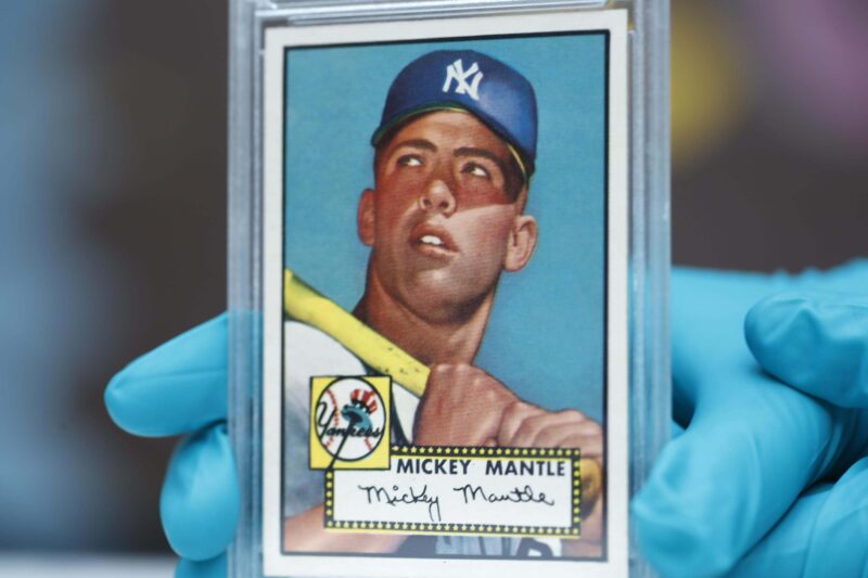 1952 Topps Mickey Mantle #311